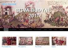 Tablet Screenshot of bitva-budyne.cz